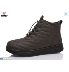 Черевики жіночі на зиму (8 пар р.37-42) сірий  "SUBA"