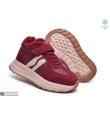 Дитячі кросівки на зиму (8 пар р.32-37) бордовий  "TOMMY"