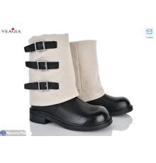Чоботи жіночі на весну/осінь (8 пар р.37-40) чорний  "Veagia-ADA"