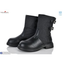 Чоботи жіночі на зиму (8 пар р.37-40) чорний  "Veagia-ADA"