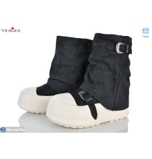 Чоботи жіночі на зиму (8 пар р.37-41) сірий  "Veagia-ADA"