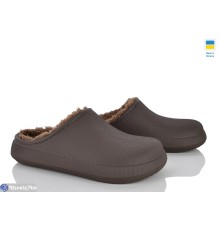 Жіночі сабо на зиму (6 пар р.36-41) коричневий  "Ladmir"