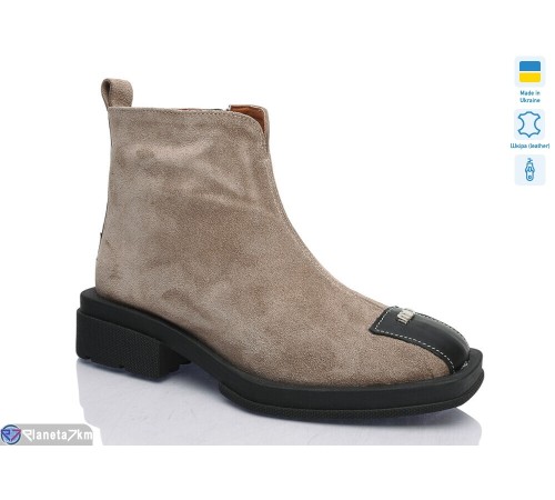 Черевики жіночі на весну/осінь (6 пар р.37-41) коричневий  "LIKA"
