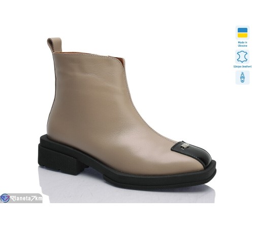 Черевики жіночі на весну/осінь (6 пар р.37-41) коричневий  "LIKA"