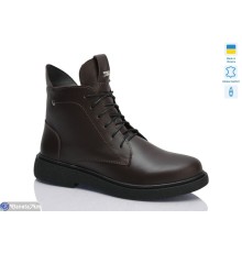 Черевики жіночі на зиму (6 пар р.37-41) коричневий  "LIKA"