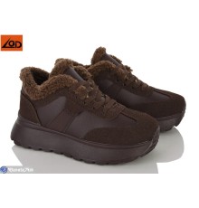 Кросівки жіночі на весну/осінь (8 пар р.36-41) коричневий  "Dolli"