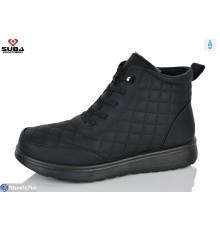 Черевики жіночі на зиму (6 пар р.40-42) чорний  "SUBA"
