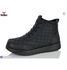 Черевики жіночі на зиму (6 пар р.40-42) чорний  "SUBA"