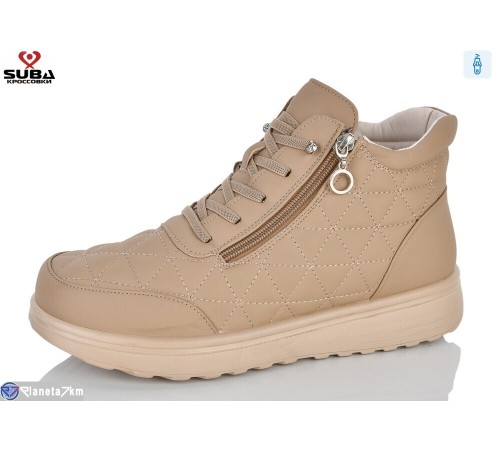 Черевики жіночі на зиму (6 пар р.40-42) коричневий  "SUBA"
