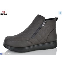 Черевики жіночі на зиму (6 пар р.40-42) сірий  "SUBA"