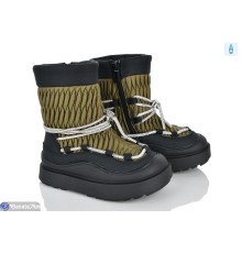 Дитячі чоботи на зиму (8 пар р.27-32) зелений  "Laifakids"
