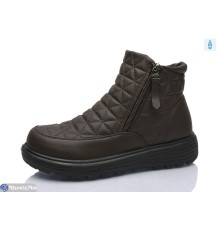 Черевики жіночі на зиму (8 пар р.37-42) коричневий  "Asito"