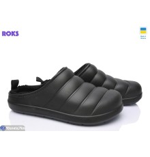 Чоловічі сабо на зиму (8 пар р.41-45) чорний  "Roks"