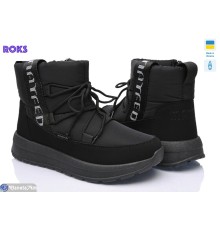 Черевики жіночі на зиму (6 пар р.37-41) чорний  "Roks"