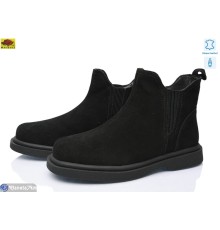 Черевики жіночі на зиму (8 пар р.36-41) чорний  "Mei De Li"