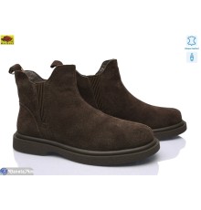Черевики жіночі на зиму (8 пар р.36-41) коричневий  "Mei De Li"