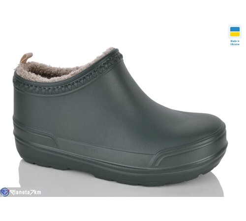 Калоші жіночі на зиму (8 пар р.37-41) зелений  "Korka"