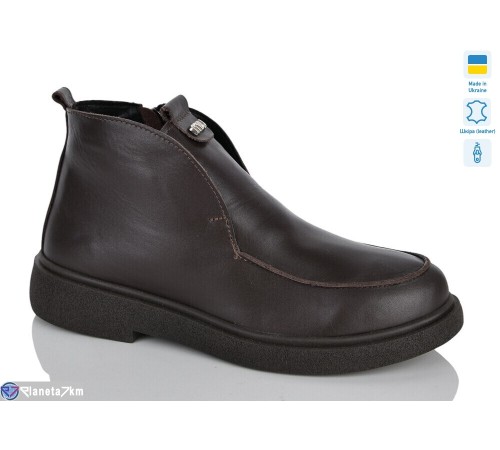 Черевики жіночі на зиму (6 пар р.37-41) коричневий  "LIKA"
