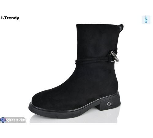Черевики жіночі на зиму (6 пар р.36-41) чорний  "Trendy"