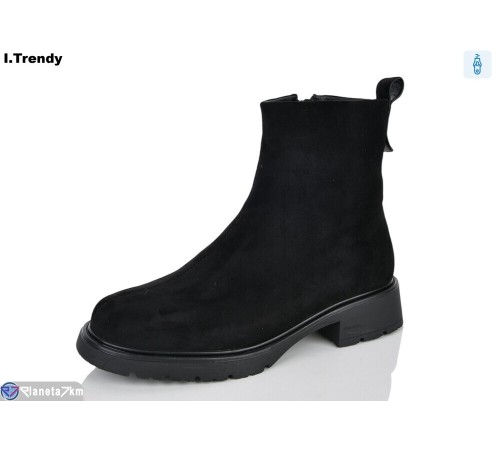 Черевики жіночі на зиму (6 пар р.36-41) чорний  "Trendy"
