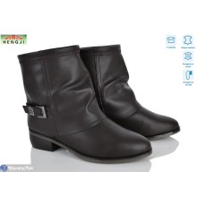 Черевики жіночі на зиму (8 пар р.36-41) коричневий  "HENGJI-ELENA"