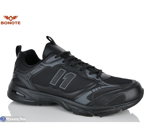 Кросівки чоловічі на весну/осінь (6 пар р.47-50) чорний  "Bonote"