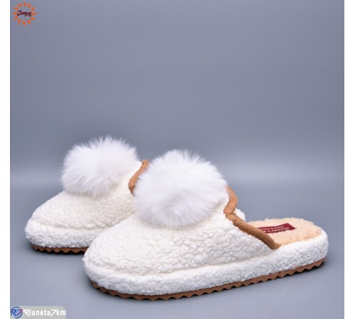 Тапки жіночі на весну/осінь (8 пар р.37-40) білий  "Jumay"