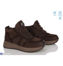 Черевики жіночі на зиму (8 пар р.36-41) коричневий  "Kenoa"