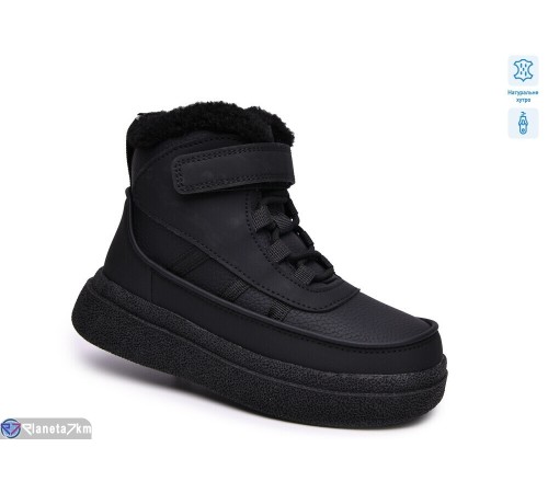 Черевики дитячі на зиму (8 пар р.32-37) чорний  "TOMMY"