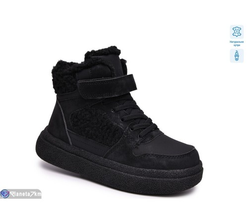 Черевики дитячі на зиму (8 пар р.32-37) чорний  "TOMMY"