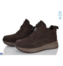 Черевики жіночі на зиму (8 пар р.36-41) коричневий  "Kenoa"