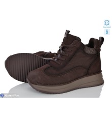 Черевики жіночі на зиму (8 пар р.36-41) коричневий  "Kenoa"