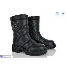 Черевики жіночі на зиму (8 пар р.36-41) чорний  "HoRIK"