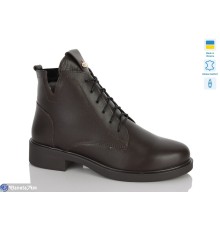 Черевики жіночі на зиму (6 пар р.37-41) коричневий  "LIKA"