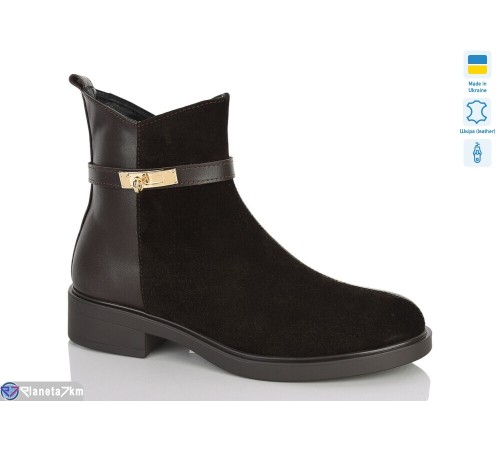 Черевики жіночі на весну/осінь (6 пар р.37-41) коричневий  "LIKA"