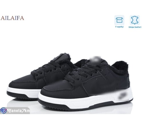 Кросівки жіночі на зиму (8 пар р.36-41) чорний  "Latifa"