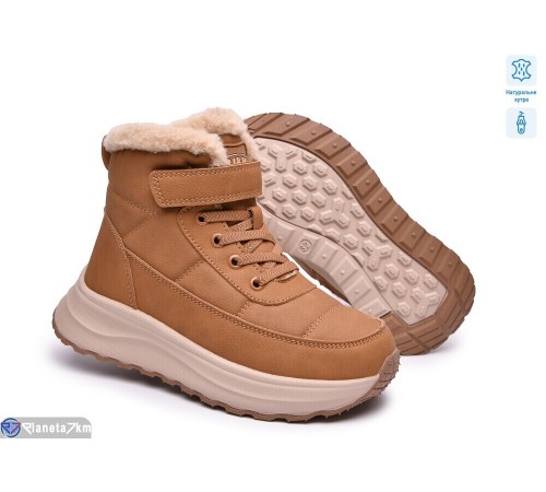 Черевики дитячі на зиму (8 пар р.32-37) коричневий  "TOMMY"