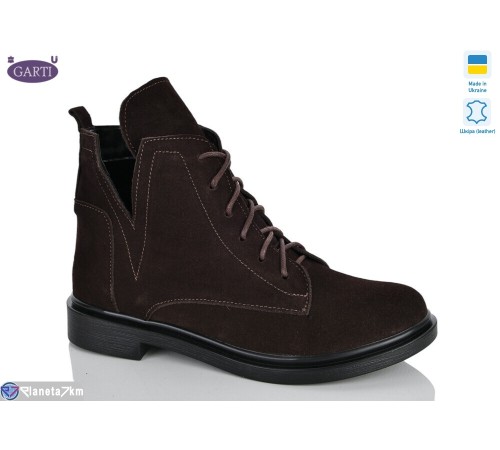 Черевики жіночі на весну/осінь (6 пар р.37-40) коричневий  "Garti"