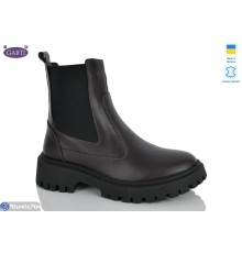 Черевики жіночі на весну/осінь (6 пар р.37-40) коричневий  "Garti"