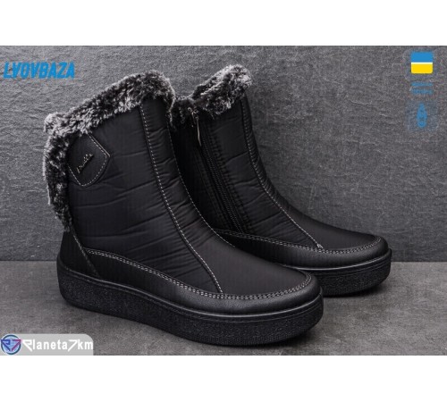 Дутики жіночі на зиму (8 пар р.37-42) чорний  "LEOBAZA"