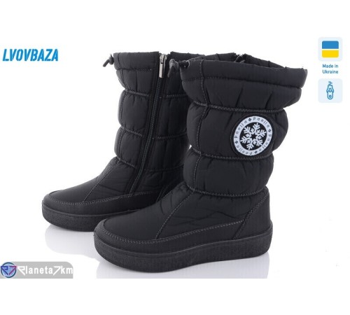 Дутики жіночі на зиму (8 пар р.37-42) чорний  "LEOBAZA"