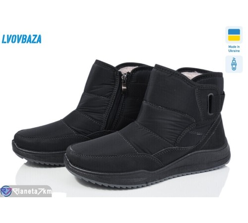Дутики жіночі на зиму (8 пар р.37-42) чорний  "LEOBAZA"