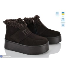 Черевики жіночі на зиму (6 пар р.36-41) коричневий  "STELUSA"