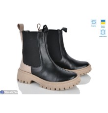 Черевики жіночі на зиму (6 пар р.36-40) чорний  "GARRA"