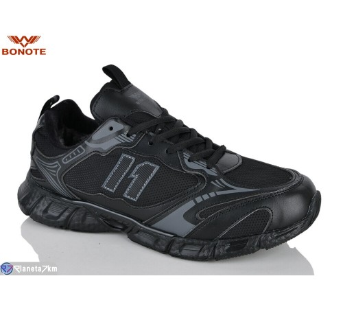 Кросівки чоловічі на зиму (8 пар р.41-46) чорний  "Bonote"