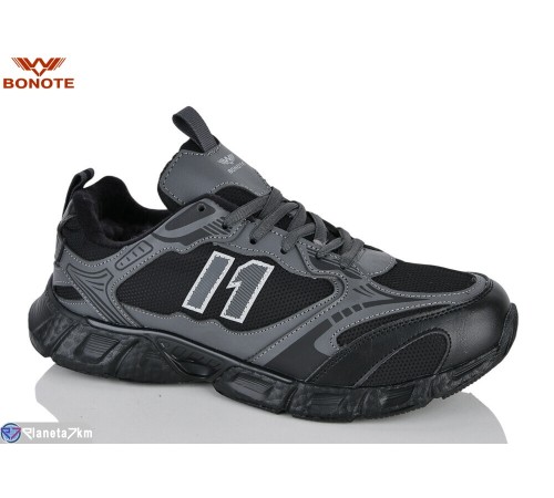 Кросівки чоловічі на зиму (8 пар р.41-46) чорний  "Bonote"