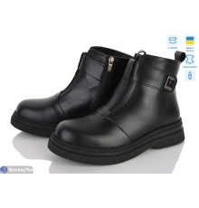 Черевики жіночі на зиму (6 пар р.37-40) чорний  "Linda"