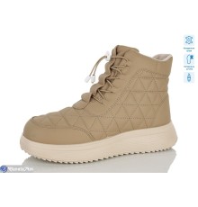 Черевики жіночі на зиму (8 пар р.37-41) коричневий  "Terona"