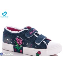 Дитячі кеди на літо (6 пар р.25-30) синій  "Comfort-baby"