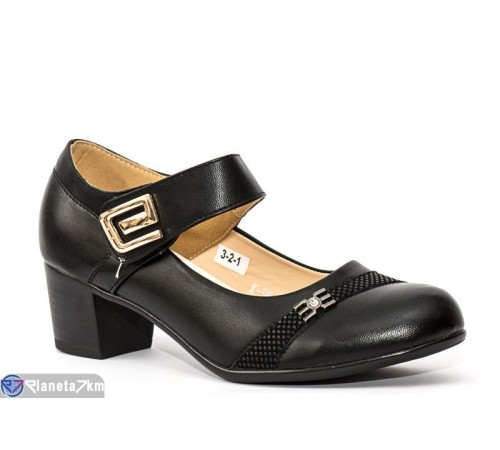 Туфлі жіночі на літо (8 пар р.36-41) чорний  "Terona"